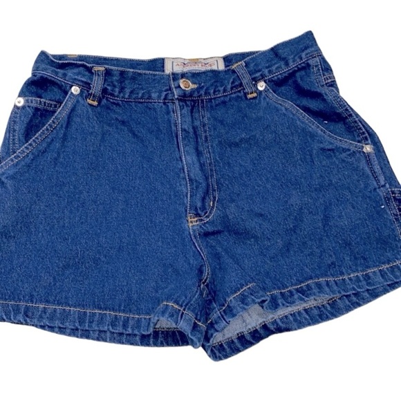 Vintage denim carpenter shorts size 7 - Picture 1 of 6